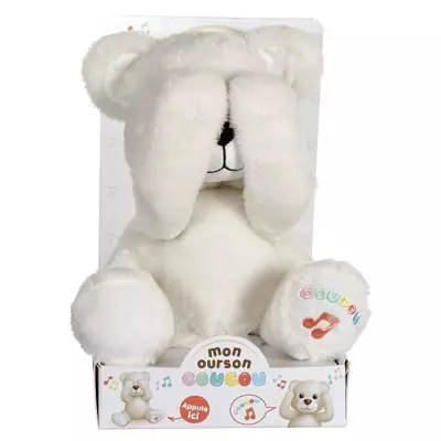 Peluche Ourson Coucou GIPSY 25 cm - Peluche Mixte