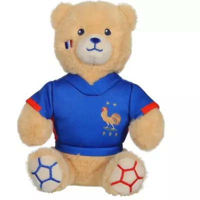 Peluche Ours FFF GIPSY TOYS - Maillot, 15 cm - 14x20x9 cm dimensions