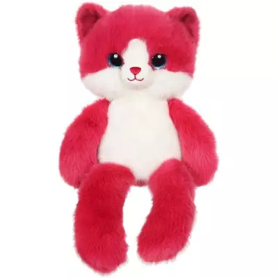Peluche Chat Leggies Gipsy Toys - 48 cm - Framboise