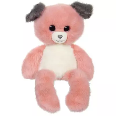 Peluche Chien Leggies GIPSY TOYS - Rose et Gris, 48 cm