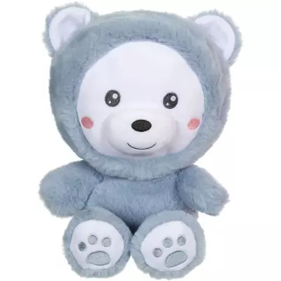 Peluche Ours Hoody Pets GIPSY TOYS Bleu 24 cm - Douceur et Originalité