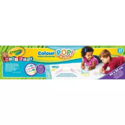 Tapis de dessin enfant Crayola Mini Kids Color Pop! - 60x90cm