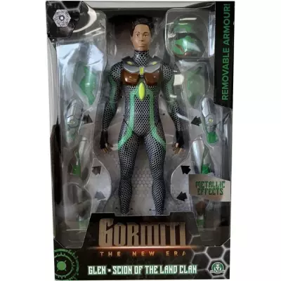 Figurine articulée GORMITI Scion avec armure Terre - 27 cm - dès 4 ans