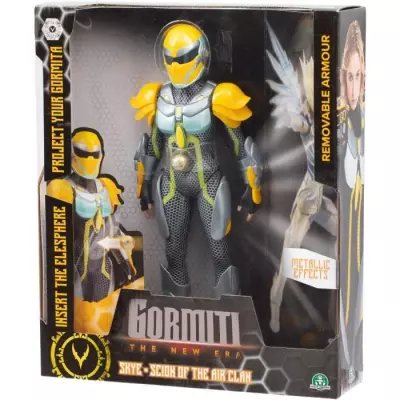 Figurine articulée GORMITI Scion avec projecteur Air Skye - 27 cm