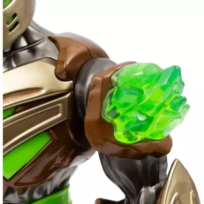 Figurine articulée Gormiti 27 cm avec arme - Modèle Terre