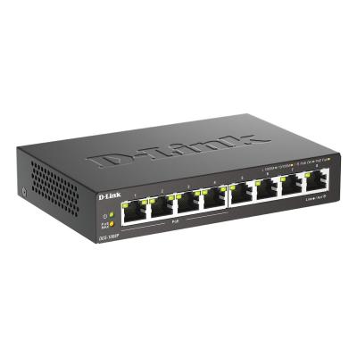 D-Link DGS-1008P E commutateur réseau Non-géré L2 Gigabit Ethernet (10 100 1000) Connexion Ethernet, supportant l'alimentation