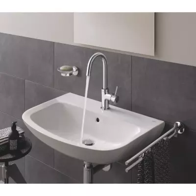 Mitigeur monocommande Lavabo GROHE - Taille L Chromé Pivotant - Economie d'eau