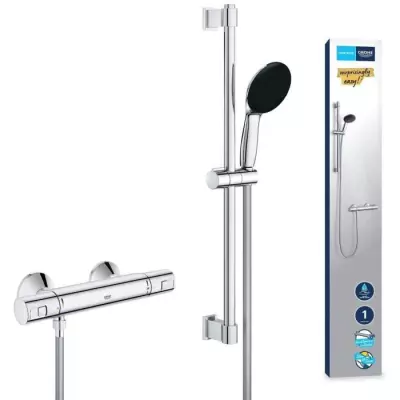 Ensemble de douche GROHE 34597001 - Economie d'eau - Design moderne
