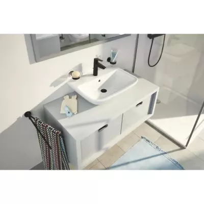 Mitigeur lavabo GROHE Start - Noir mat - Taille M - Économie d'eau