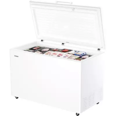 Congélateur coffre Haier HCE420E - Spacieux et Efficace