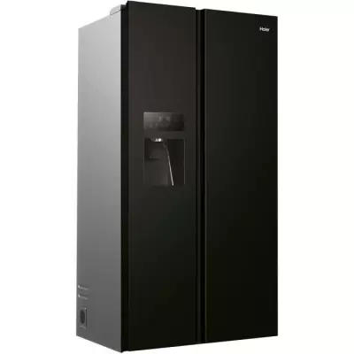Réfrigérateur américain Haier SBS 90 Series 3 HSR3918EIPB - Noir