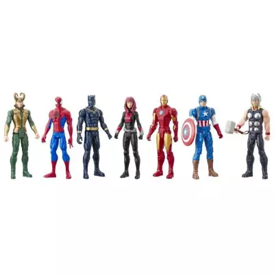 Maxi Pack Avengers 7 figurines 30 cm + 5 accessoires
