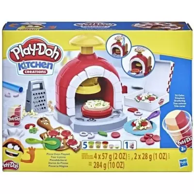 Play-Doh Four à Pizza et Machine à Café Jouet pour Enfants - Kit Cuisine