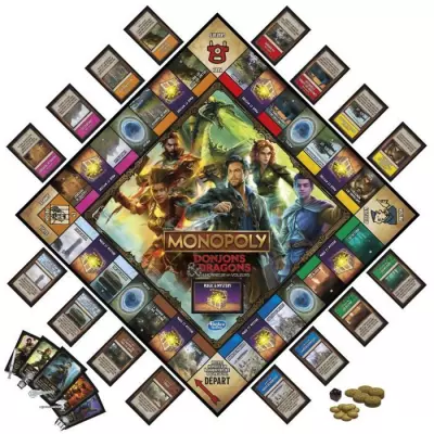 Monopoly D&D le film - Jeu de société Donjons & Dragons