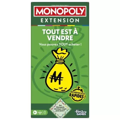 Monopoly Extension Tout est à vendre: plus amusant et rapide!
