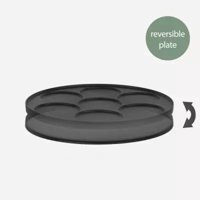 Crêpière HKoeNIG KREP56 1500W Noir/Acier - Surface 33 cm