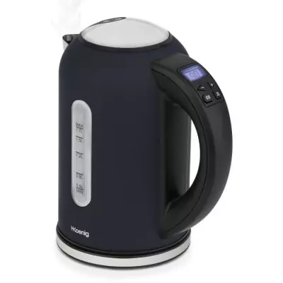 Bouilloire programmable HKoeNIG Boe56 1,7L 2200W Bleu nuit - Température réglable