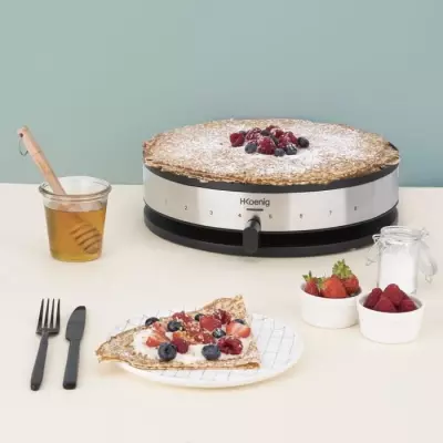Crêpière électrique HKoeNIG KREP29 33cm - température jusqu'à 230°C