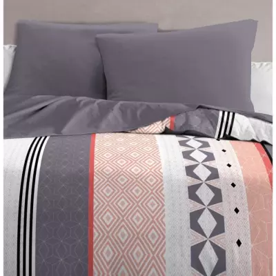 Ensemble de couette microfibre HOME PASSION BLING - Bleu
