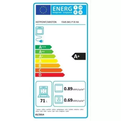 Four encastrable pyrolyse HOTPOINT FA4S841PIX - Chaleur pulsée & vapeur
