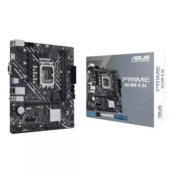 Carte mere - ASUS - PRIME H610M-K D4 - Intel H610 LGA 1700 micro ATX