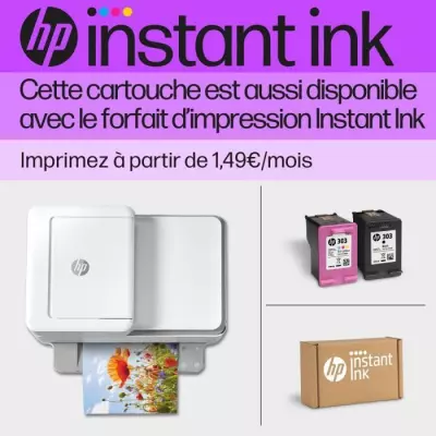 HP Cartouche d’encre noir 303 authentique