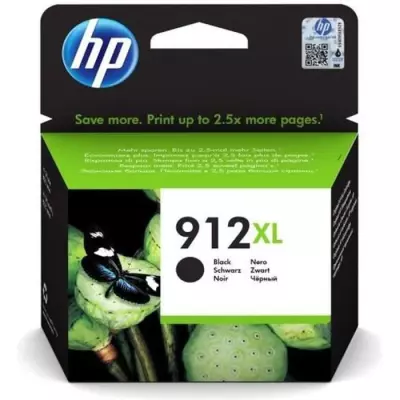 HP 912XL Cartouche d'encre noire authentique, grande capacité