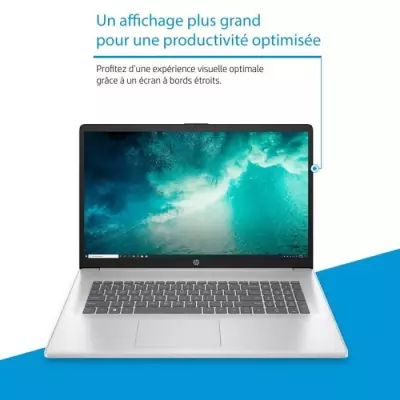 PC Portable HP 17-cn3013nf - Windows 11 - Core i3 - 8Go RAM - 512Go SSD