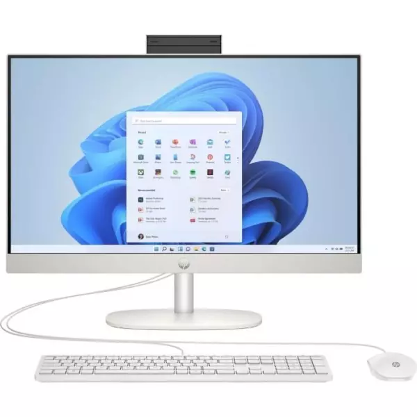 HP 24-cr0038nf AMD Ryzen™ 5 7520U 60,5 cm (23.8") 1920 x 1080 pixels PC All-in-One 8 Go LPDDR5-SDRAM 512 Go SSD Windows 11 Home