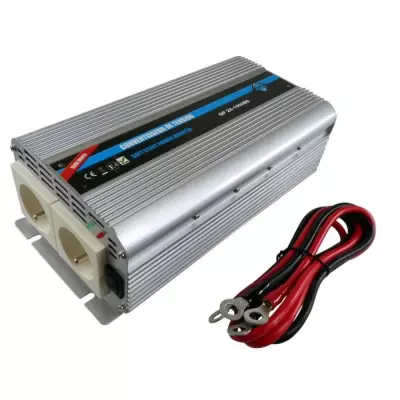 Convertisseur de tension HTC 24/220V 1000W - Prises Secteur