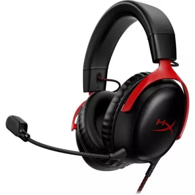 HyperX Cloud III — Casque de jeu (noir/rouge)