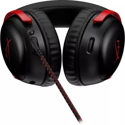 HyperX Cloud III — Casque de jeu (noir/rouge)