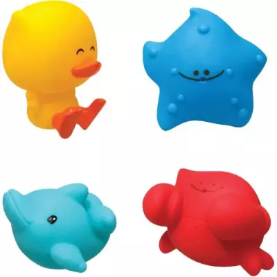 Coffret de bain INFANTINO - 17 pcs - Amusement et éclaboussures