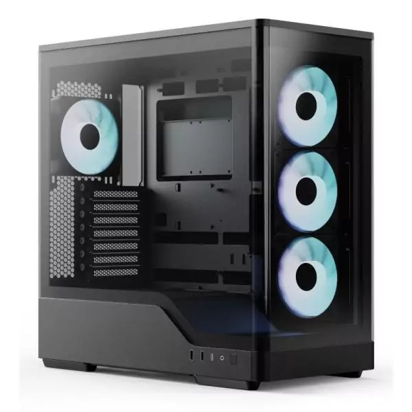 Boitier PC sans alimentation - AEROCOOL P500A - ACCM-PN08143.11 - Moyen tour - Format ATX