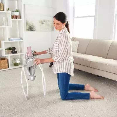 Balancelle électrique pliable INGENUITY - Flora - Arche, jouets amovible