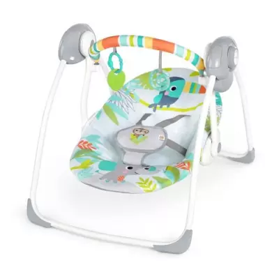 Balancelle bébé électrique compacte - Toucan, 6 vitesses, 2 positions d'inclinaison
