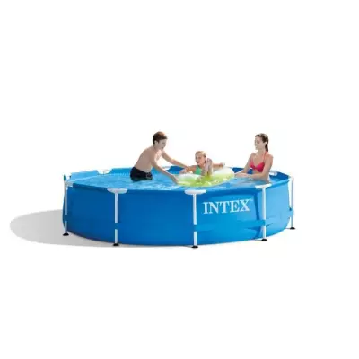 Kit Piscine Tubulaire Ronde INTEX 305x76 cm avec Pompe - 28202NP