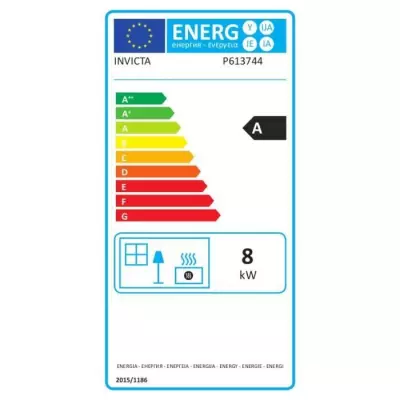 Poêle à bois INVICTA Chatel 8kW - Fabriqué en France - Ecodesign