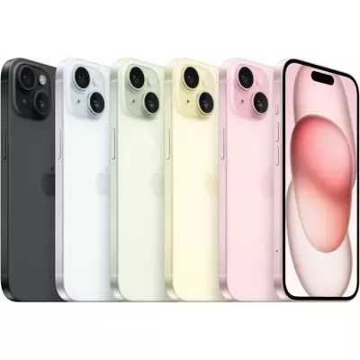 iPhone 15 128GB Noir | Smartphone compact et performant