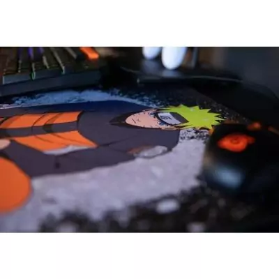 Tapis de souris gaming - KONIX - Naruto Shippuden - XXL 90 x 46 cm - Base antidérapante en caoutchouc - Noir Tapis de souris gaming - KONIX - Naruto Shippuden - XXL 90 x 46 cm - Base antidérapante en caoutchouc - Noir