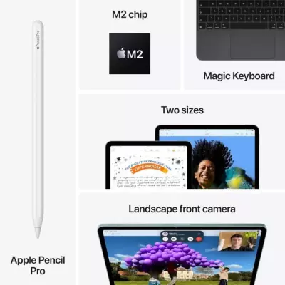 iPad Air (2024) - 13 - WiFi + Cellulaire - 128 Go - Mauve | Tablette Tactile