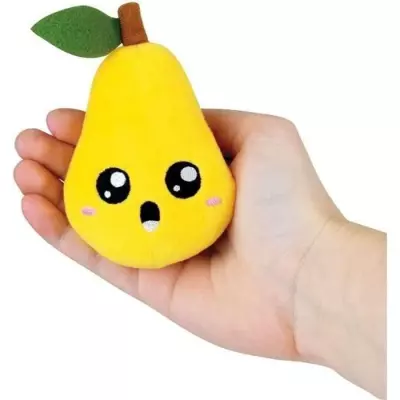 Lot de 18 pochettes surprises JEMINI - Peluche fruits ou légumes 10 cm + stickers et cartes