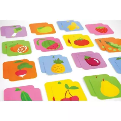 Lot de 18 pochettes surprises JEMINI - Peluche fruits ou légumes 10 cm + stickers et cartes