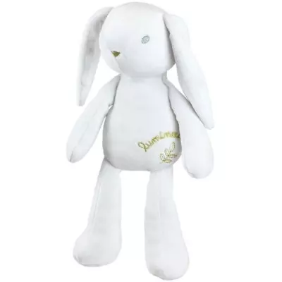 Peluche lumineuse lapin 30 cm - Douceur et luminosité à câliner