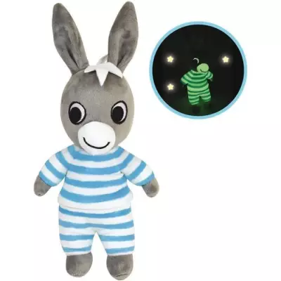 Peluche lumineuse naturelle TROTRO 25 cm - Sans pile