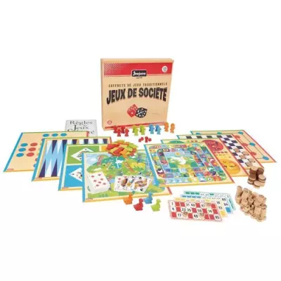 Coffret de Jeux Traditionnels en Bois - Fabriqué en France
