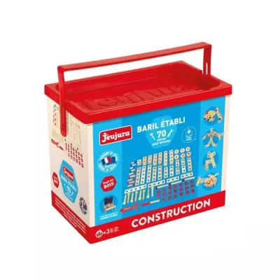 Établi de bricolage JEUJURA - 70 pièces pour s'amuser