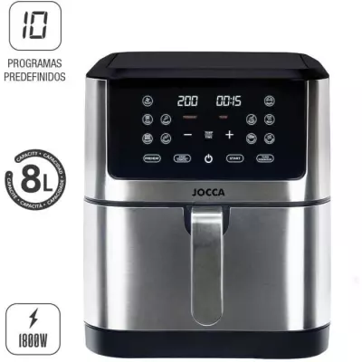 Friteuse sans huile JOCCA - 8L - Acier inoxydable