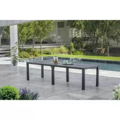 Table de jardin Julie Allibert by KETER - Gris graphite