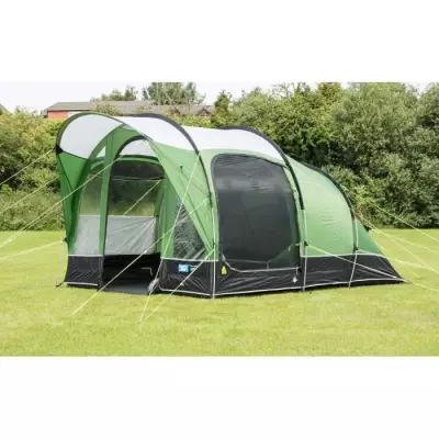 Tente de camping gonflable KAMPA Brean 3 AIR - 3 places - Vert et noir